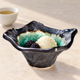 4½″ Green Ceramic Bowl — 5 fl. oz., Berry ice cream service