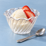 Ice Cream & Berry Dish San Pl. Clear 5Oz, Serving example