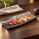IM411-TG rectangular plate with four pieces of nigiri