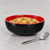Melamine Bowl — 22 oz, 2″ High, Serving example