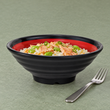 Melamine Bowl — 22 oz, 2½″ High, Styled view