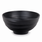 Angled black round-foot bowl