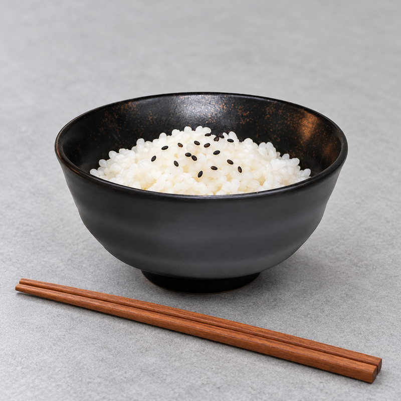 4½ in Black Mottled Melamine Bowl — 10 oz
