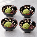 Ceramic Bowl Set 4pc - 4.5"D x 2.15"H, Dessert service