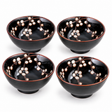 Ceramic Bowl Set 4pc - 4.5"D x 2.15"H, Four-piece set product view