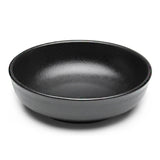 5½″ Matte Black Porcelain Side Bowl — 1¾″ High, Product view