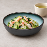 5.5"Dx1.75"H Porcelain Bowl, Reactive Glaze - Blue/Black, Serving example