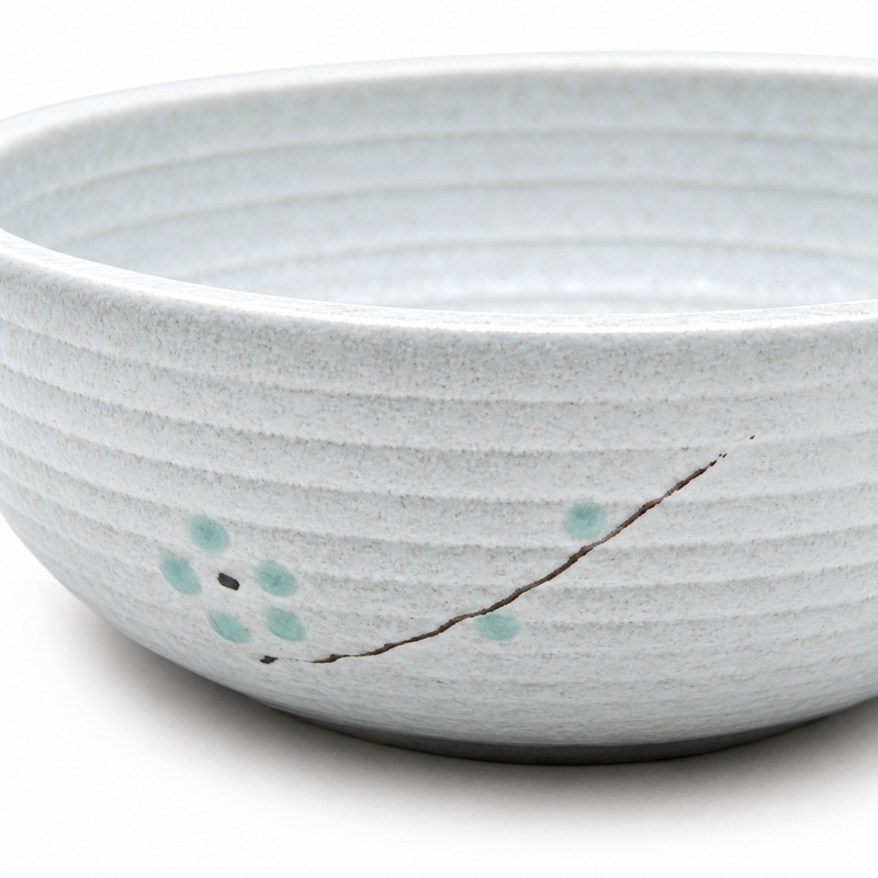 JX578-W a light floral accent in close view