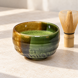 3″ H Ceramic Matcha Bowl — 18 oz, Serving example
