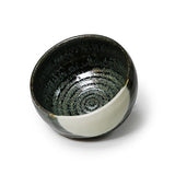 3″ H Ceramic Matcha Bowl — 18 oz, Interior view
