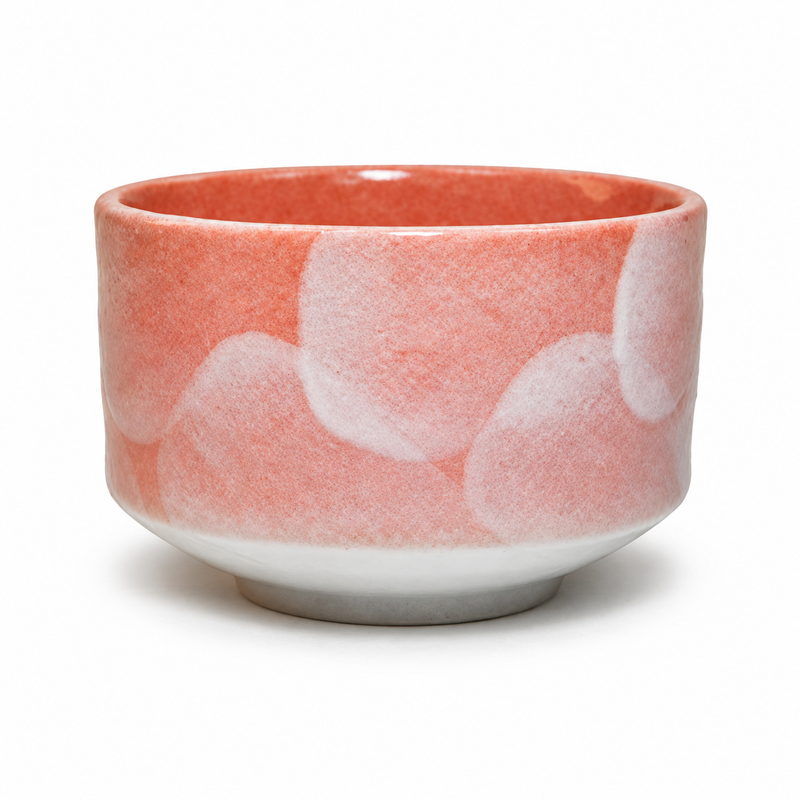 K537-PW standalone ceramic matcha bowl