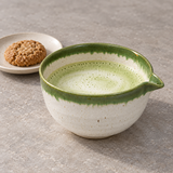 5" D x 2.75" H Ceramic Matcha Bowl (K537-SPG), Matcha latte service