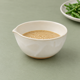 5" D x 3" H Matcha Bowl (K537-SW), Styled view