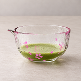 5″ Glass Matcha Bowl — 16 oz, Serving example