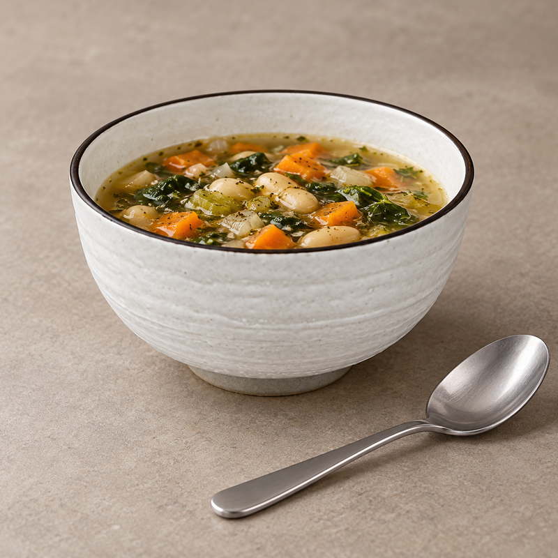 5½ in White Dark-Rim Ceramic Bowl, 22 oz — K555-PE2