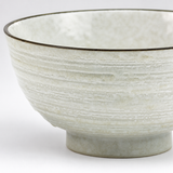 K566-PE Pearl glaze, rim and foot detail