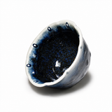Ceramic Bowl — 5 fl. oz., Navy, Tilted angle