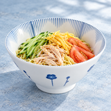 Ceramic Ramen Bowl — 35 fl. oz., Styled view
