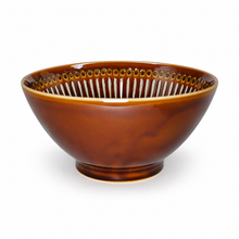 7″ Brown Ceramic Ramen Bowl — 40 fl. oz., Product view