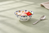 Mochi and whole strawberries