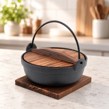 58 fl oz iron nabe pot — kitchen preparation setting