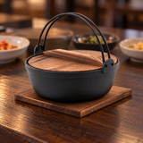 90 fl oz iron nabe pot — table setting