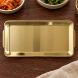 ssg jq rep 8 service gold servingware in a Korean restaurant setting