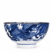 Ceramic Rice Bowl — 9 fl. oz., Blue, Product view