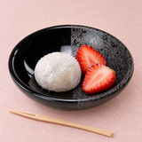 KP21-K: Round Sauce Dish 3-1/2", Black and Gray. food-service context