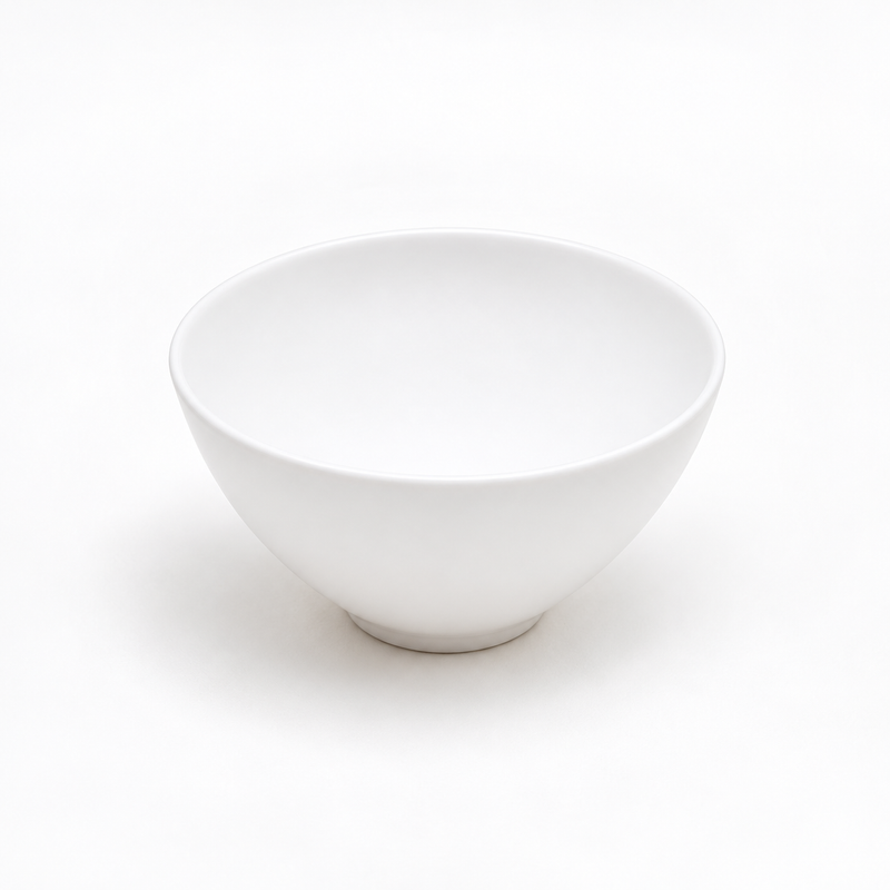 6¼ in White Melamine Bowl, 25 oz