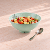 Melamine Bowl 11-7/8"D, Plum Blossom, Styled view