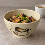 Melamine Bowl 4-1/4"D*2-1/2"H, Eggplant, Styled view