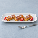 Melamine Rectangular Plate 13 x 5"H, White. Alternative serving suggestion.
