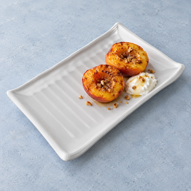 YG-5507SW white melamine pair fruit with a small sweet finish