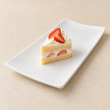 Melamine Rectangular Plate 8*4-3/4*7/8"H, White. Alternative serving suggestion.