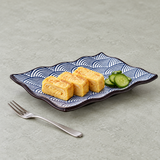 Melamine Rectangular Plate 9" x 6" x 1" H PLATE. Alternative serving suggestion.