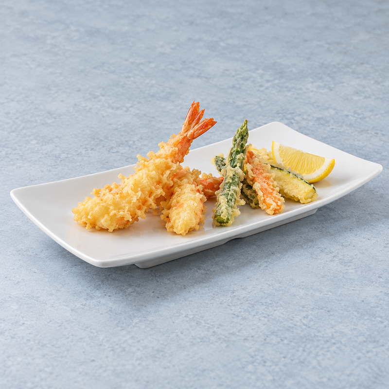 YG-5612SW white melamine frame a crisp appetizer