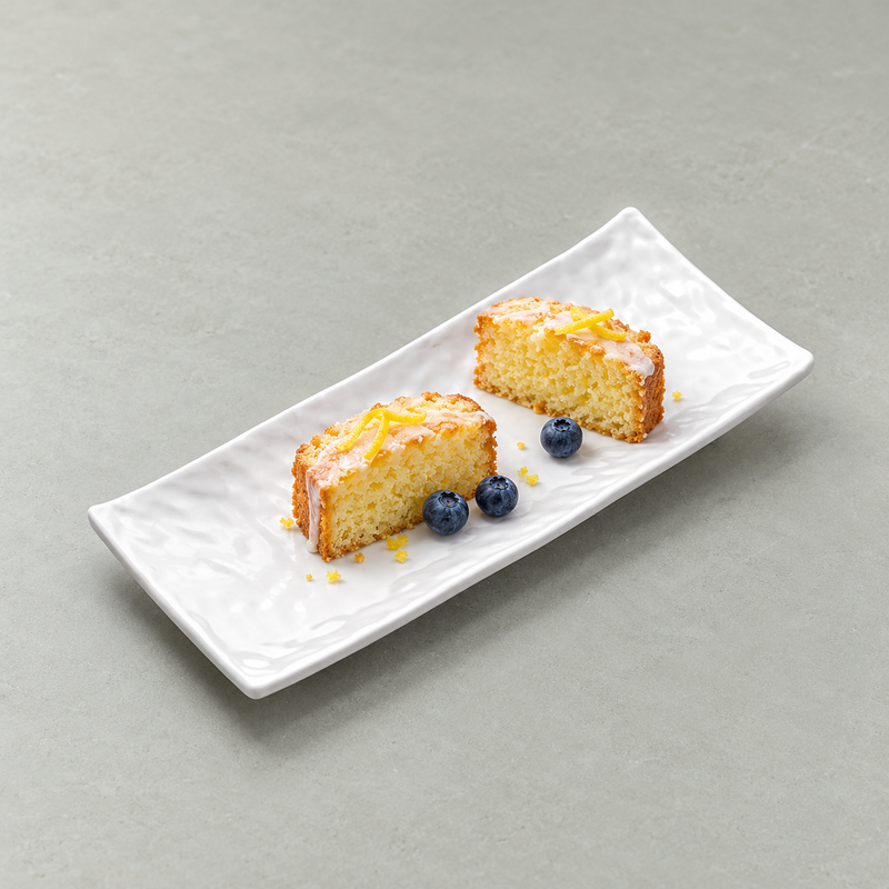 YG-5310SW white melamine give small desserts a textured setting