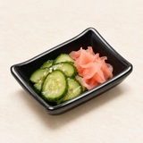 YG-310MB: Melamine Rectangular Sauce Dish 3-3/8", Matte Black. food-service context
