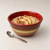 Melamine Round Bowl 6-3/4", Red/Yellow, Styled view