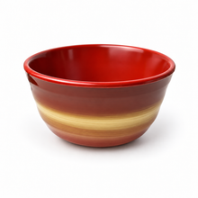 Melamine Round Bowl 6-3/4", Red/Yellow, Product view