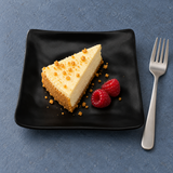 Melamine Square Plate 5-7/8", Matte Black. Alternative serving suggestion.