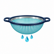 Open mesh drainage feature illustration