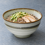 Ceramic Bowl — 34 fl. oz., Styled view