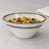Ceramic Bowl — 40 fl. oz., Styled view