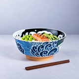 Ceramic Ramen Bowl — 42 fl. oz., Styled view