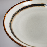 9" Ceramic Bowl, Glaze detail