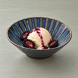 MS54-F Vanilla and blackberry dessert