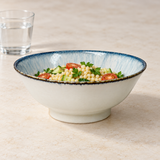 Ceramic Noodle Bowl — 47 fl. oz., Styled view