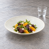 Japanese Large Shallow Bowl - 9.75"D x 2"H, Styled view